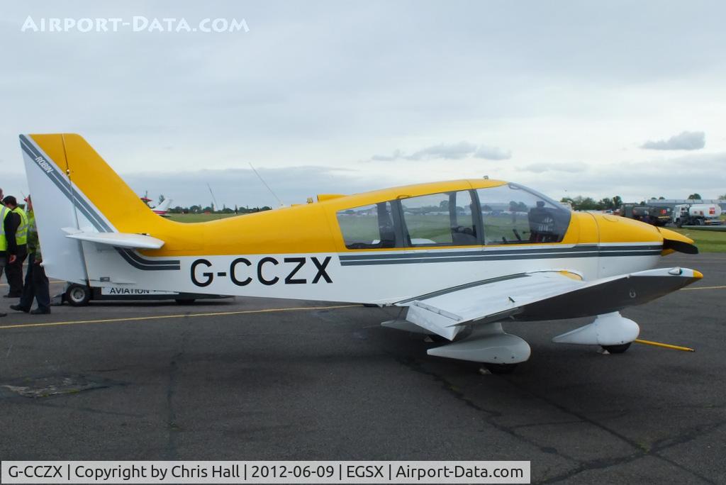 G-CCZX, 1992 Robin DR-400-180 Regent Regent C/N 2127, at the Air Britain flyin 2012