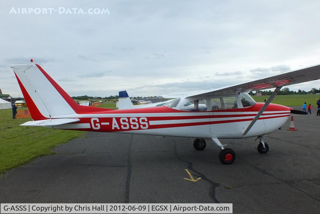 G-ASSS, 1964 Cessna 172E C/N 172-51467, at the Air Britain flyin 2012
