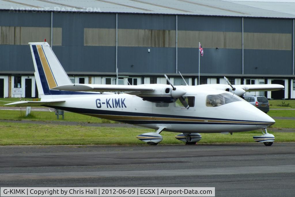 G-KIMK, 1975 Partenavia P-68B C/N 27, at the Air Britain flyin 2012