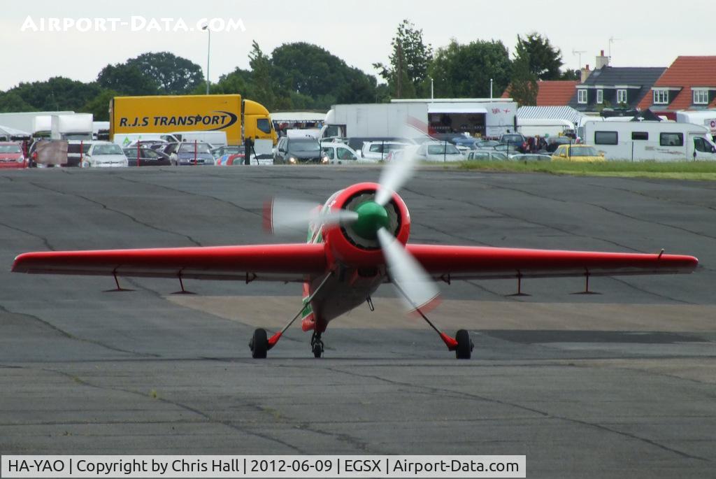 HA-YAO, 1998 Sukhoi Su-29 C/N N0001-01, at the Air Britain flyin 2012