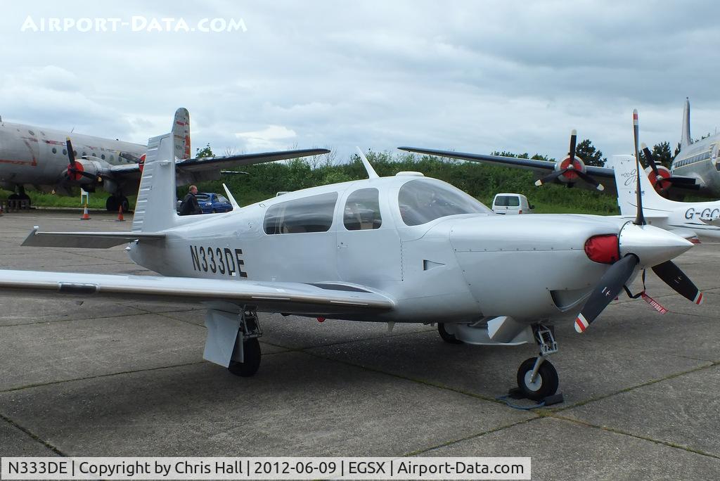 N333DE, 2005 Mooney M20M Bravo C/N 27-0346, at the Air Britain flyin 2012