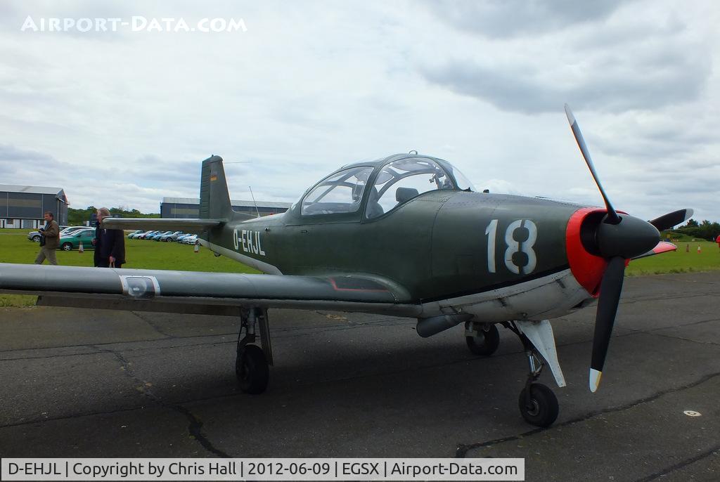 D-EHJL, Focke-Wulf FWP-149D C/N 45, at the Air Britain flyin 2012