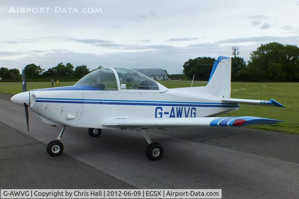 G-AWVG, 1969 AESL Glos-Airtourer 115/T2 C/N 513, at the Air Britain flyin 2012