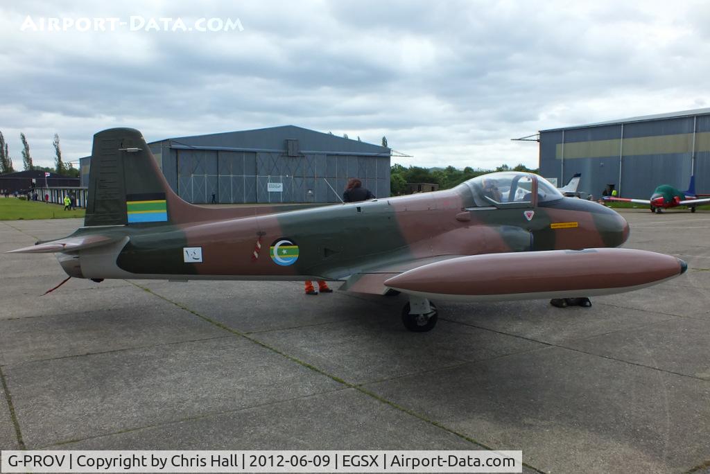 G-PROV, 1967 BAC 84 Jet Provost T.52 (Mod) C/N PAC/W/23905, at the Air Britain flyin 2012