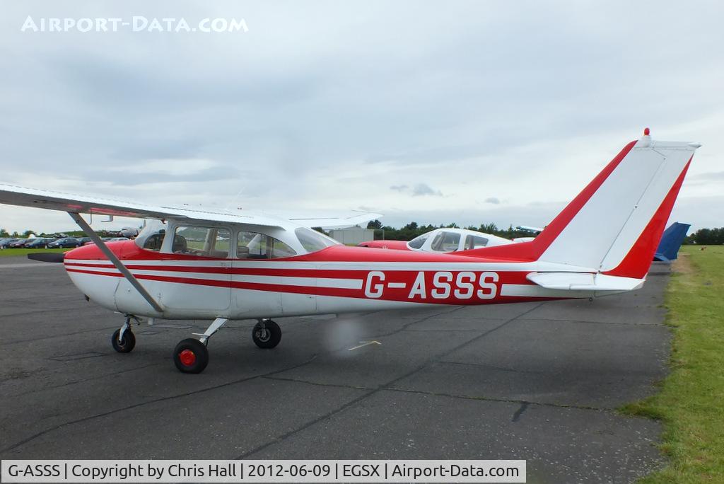 G-ASSS, 1964 Cessna 172E C/N 172-51467, at the Air Britain flyin 2012