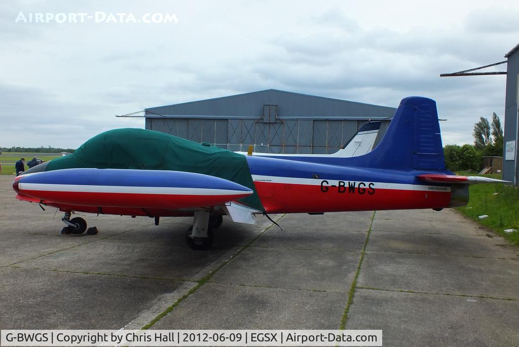 G-BWGS, 1971 BAC 84 Jet Provost T.5A C/N EEP/JP/974, at the Air Britain flyin 2012