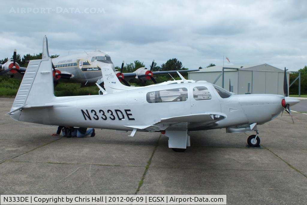 N333DE, 2005 Mooney M20M Bravo C/N 27-0346, at the Air Britain flyin 2012