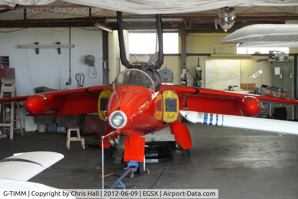 G-TIMM, 1962 Folland Gnat T.1 C/N FL519, Heritage Aircraft Ltd