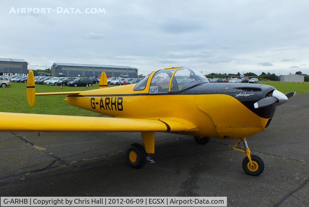 G-ARHB, 1960 Forney F-1A Aircoupe C/N 5733, at the Air Britain flyin 2012