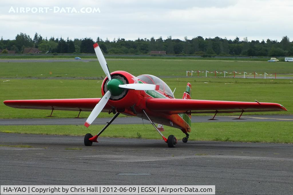 HA-YAO, 1998 Sukhoi Su-29 C/N N0001-01, at the Air Britain flyin 2012