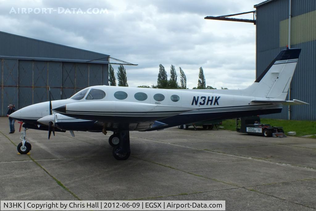 N3HK, 1975 Cessna 340 C/N 340-0538, at the Air Britain flyin 2012