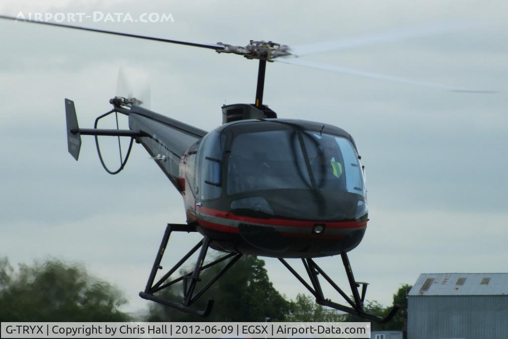G-TRYX, 2005 Enstrom 480B C/N 5083, at the Air Britain flyin 2012