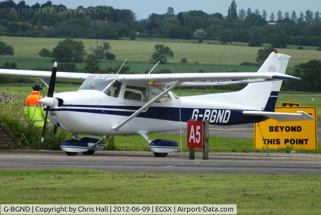 G-BGND, 1977 Reims F172N Skyhawk C/N 1576, visitor from Andrewsfield