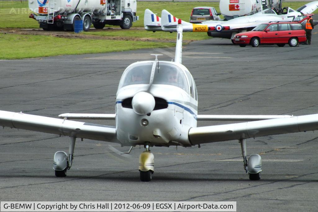 G-BEMW, 1976 Piper PA-28-181 Cherokee Archer II C/N 28-7790243, at the Air Britain flyin 2012