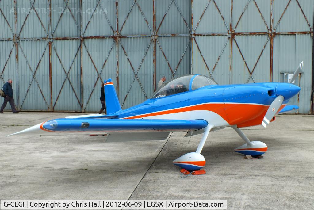 G-CEGI, 2003 Van's RV-8 C/N 81480, at the Air Britain flyin 2012