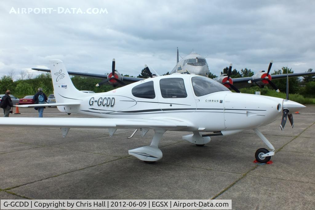 G-GCDD, 2008 Cirrus SR20 GTS G3 C/N 1972, at the Air Britain flyin 2012