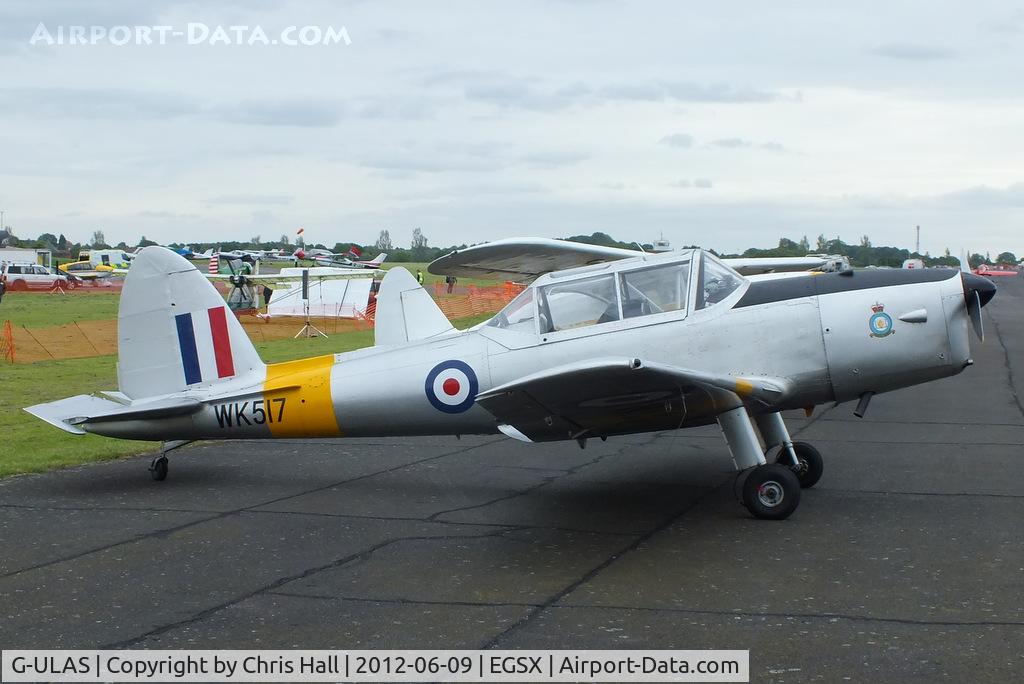 G-ULAS, 1952 De Havilland DHC-1 Chipmunk T.10 C/N C1/0554, at the Air Britain flyin 2012