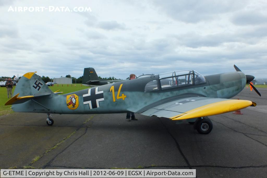 G-ETME, 1951 Nord 1002 Pingouin II C/N 274, at the Air Britain flyin 2012