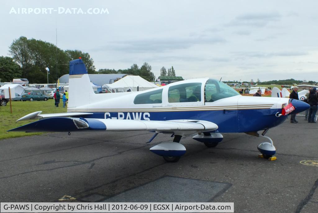 G-PAWS, 1979 Gulfstream American AA-5A Cheetah C/N AA5A-0806, at the Air Britain flyin 2012