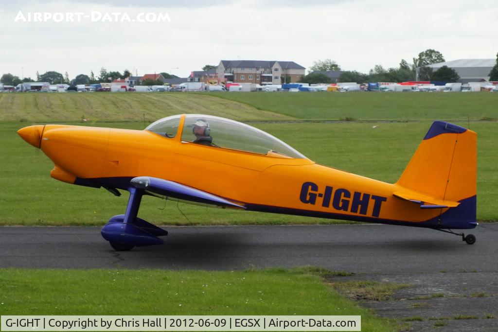G-IGHT, 2010 Vans RV-8 C/N PFA 303-14520, at the Air Britain flyin 2012
