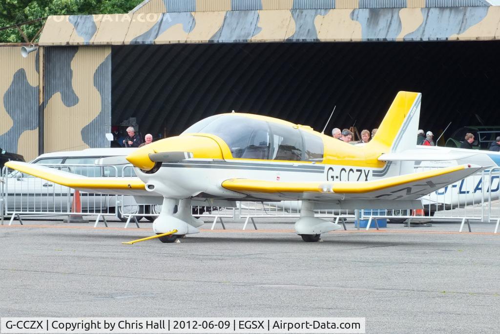 G-CCZX, 1992 Robin DR-400-180 Regent Regent C/N 2127, at the Air Britain flyin 2012