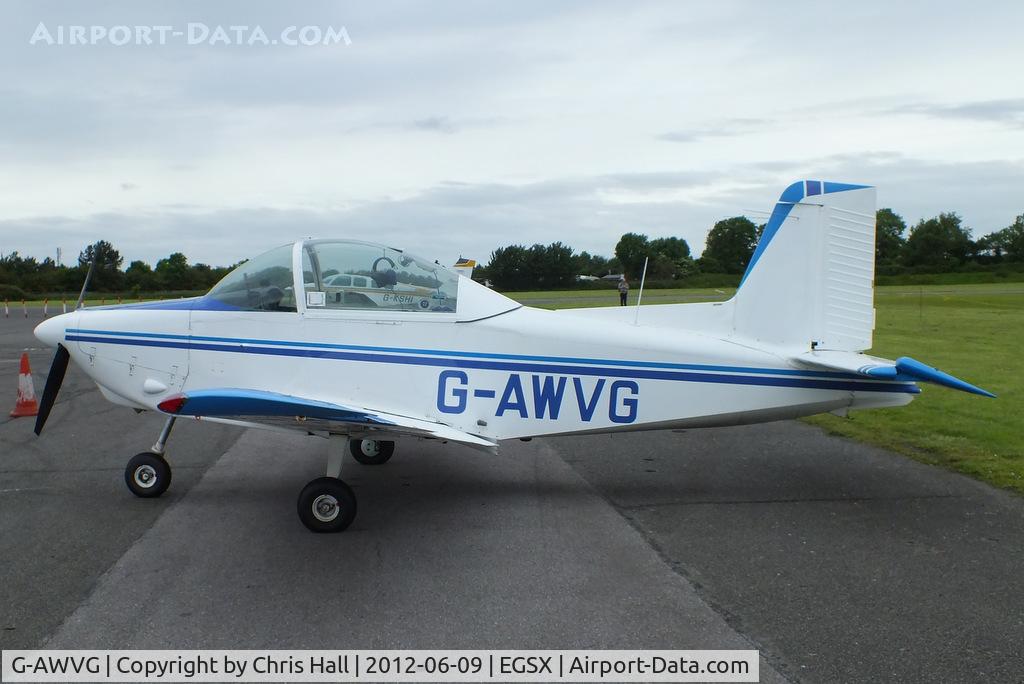 G-AWVG, 1969 AESL Glos-Airtourer 115/T2 C/N 513, at the Air Britain flyin 2012