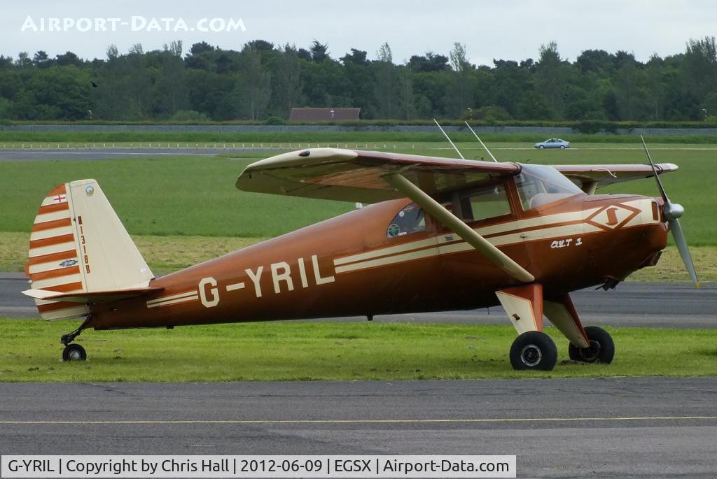 G-YRIL, 1948 Luscombe 8E Silvaire C/N 5945, at the Air Britain flyin 2012