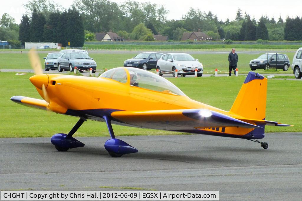 G-IGHT, 2010 Vans RV-8 C/N PFA 303-14520, at the Air Britain flyin 2012