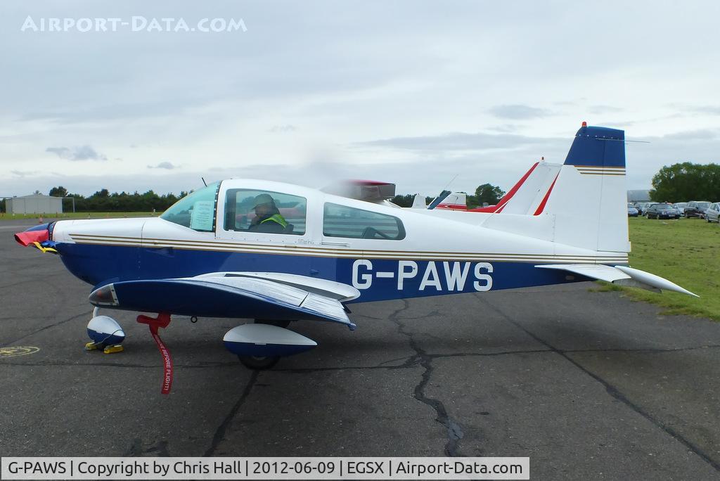 G-PAWS, 1979 Gulfstream American AA-5A Cheetah C/N AA5A-0806, at the Air Britain flyin 2012
