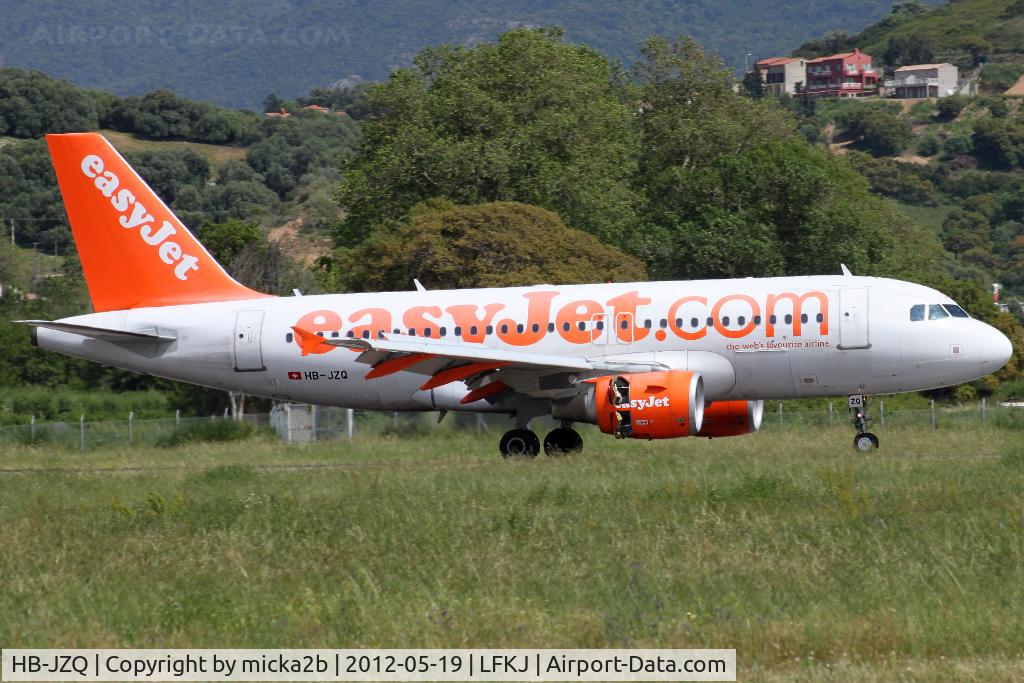 HB-JZQ, 2005 Airbus A319-111 C/N 2450, Landing in 20