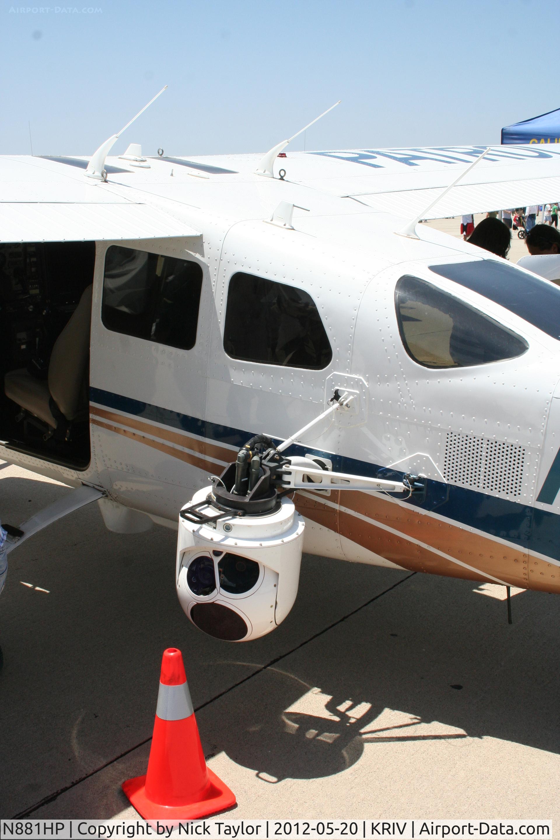 N881HP, 2000 Cessna T206H Turbo Stationair C/N T20608234, CHP T206 on display at the March AFB airshow 2012