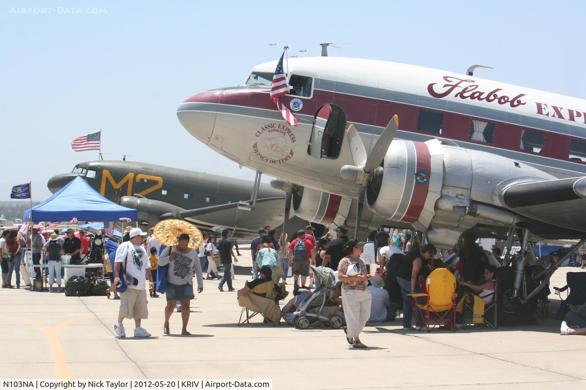 N103NA, 1945 Douglas DC-3C-S1C3G (C-47B) C/N 16821, Flabob Express