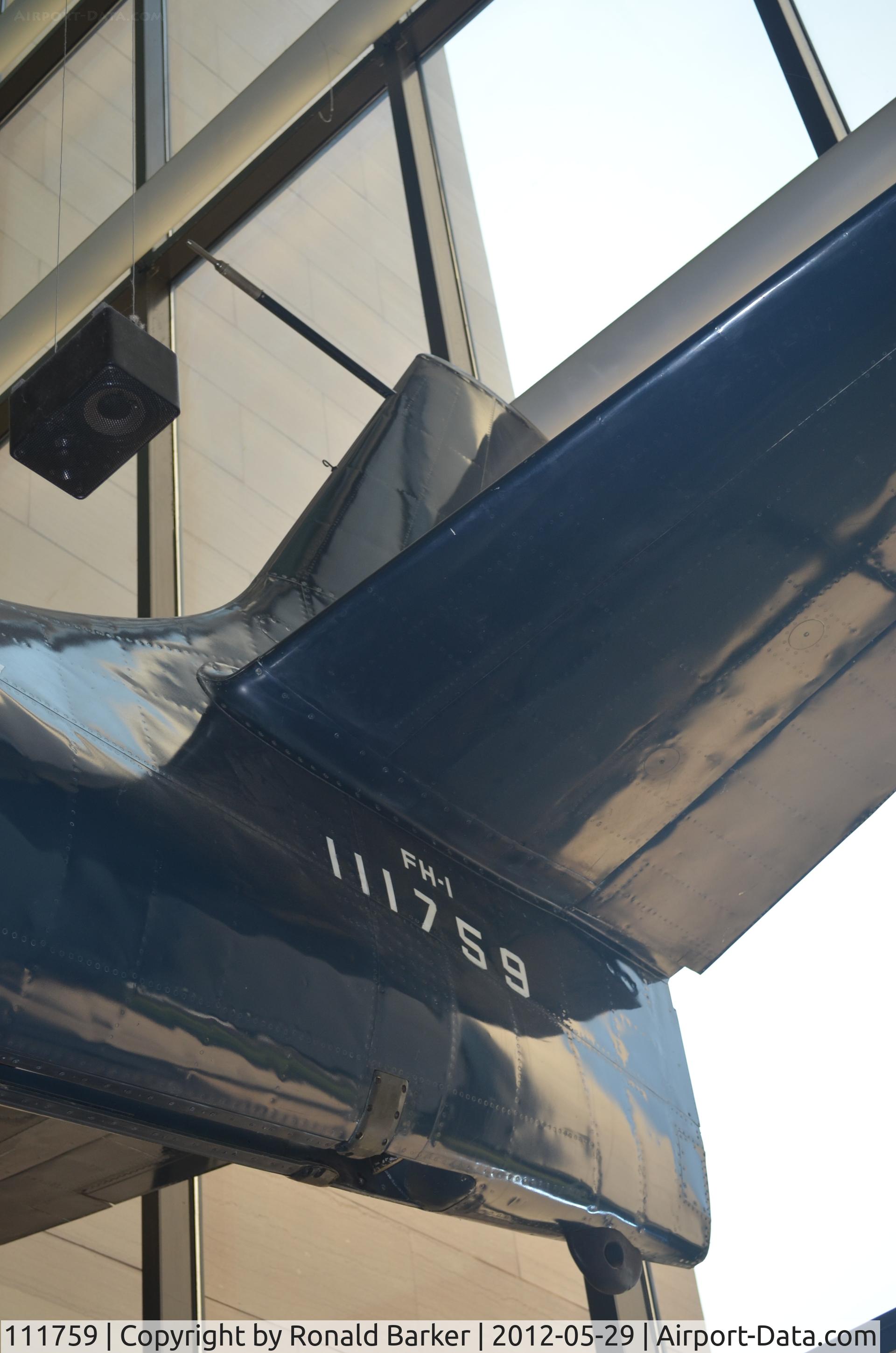 111759, McDonnell FH-1 Phantom I C/N 11, Air and Space Museum