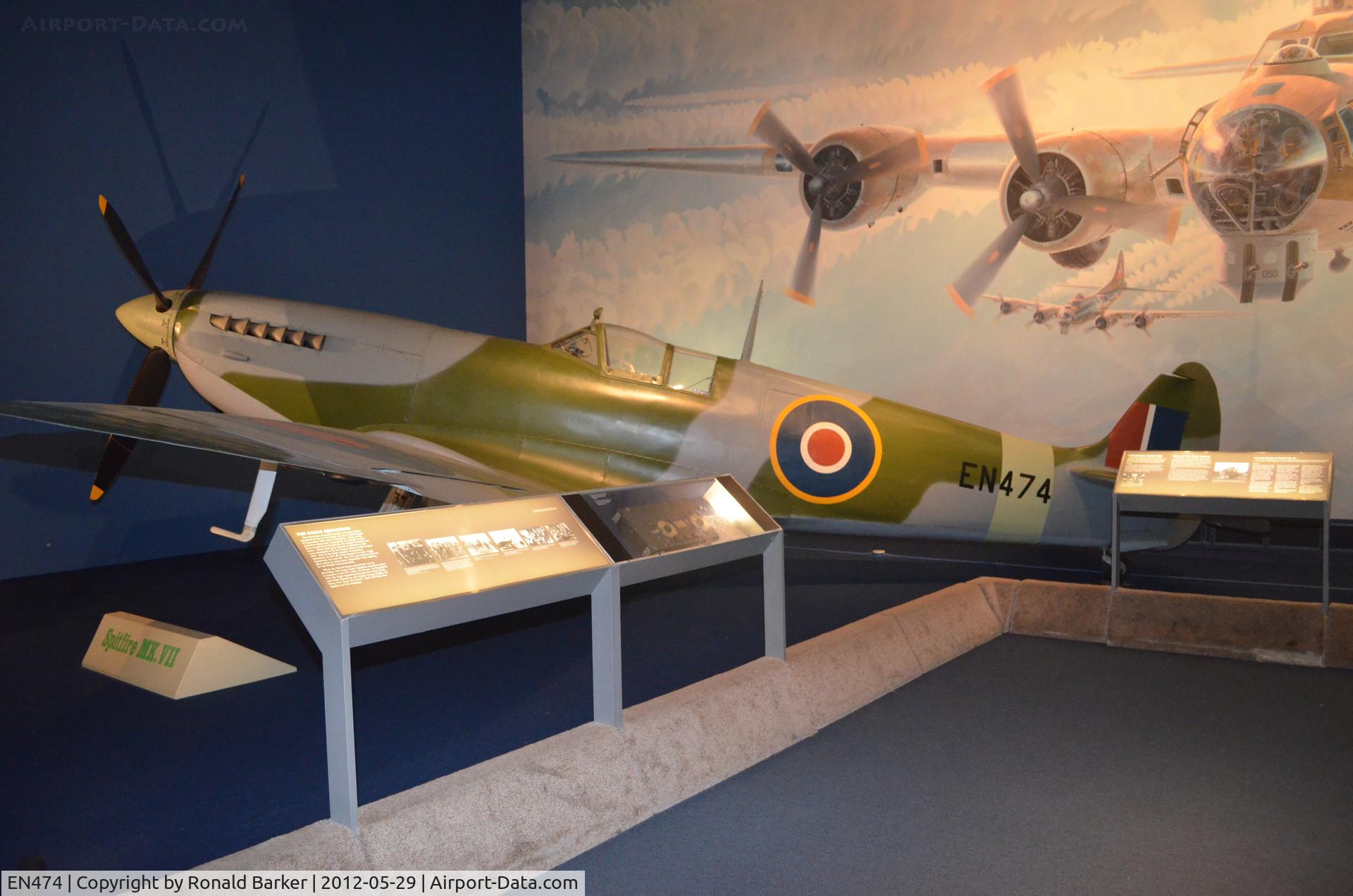 EN474, Supermarine 351 Spitfire HF.VIIc C/N 6S/171652, Air and Space Museum