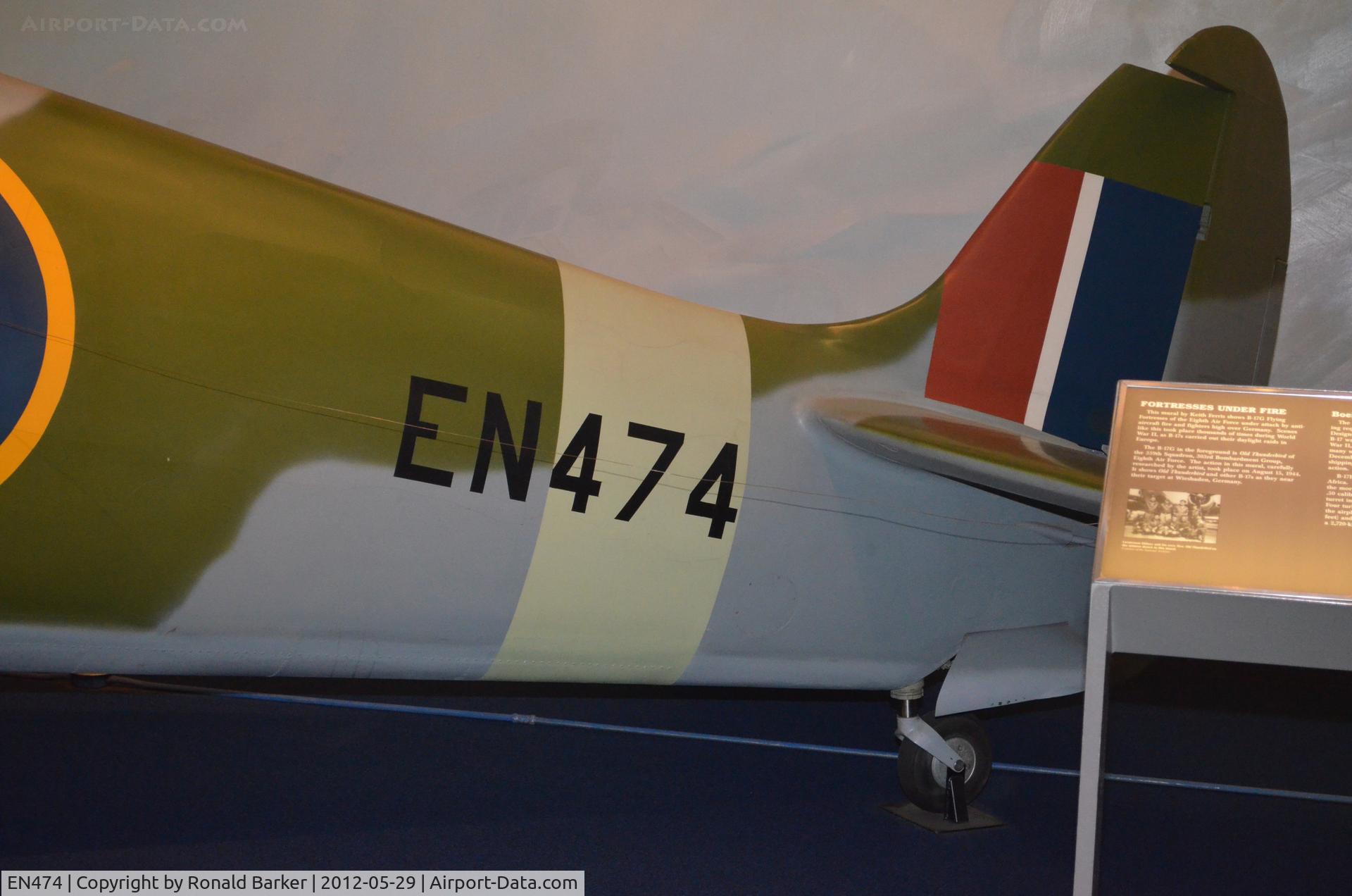 EN474, Supermarine 351 Spitfire HF.VIIc C/N 6S/171652, Air and Space Museum