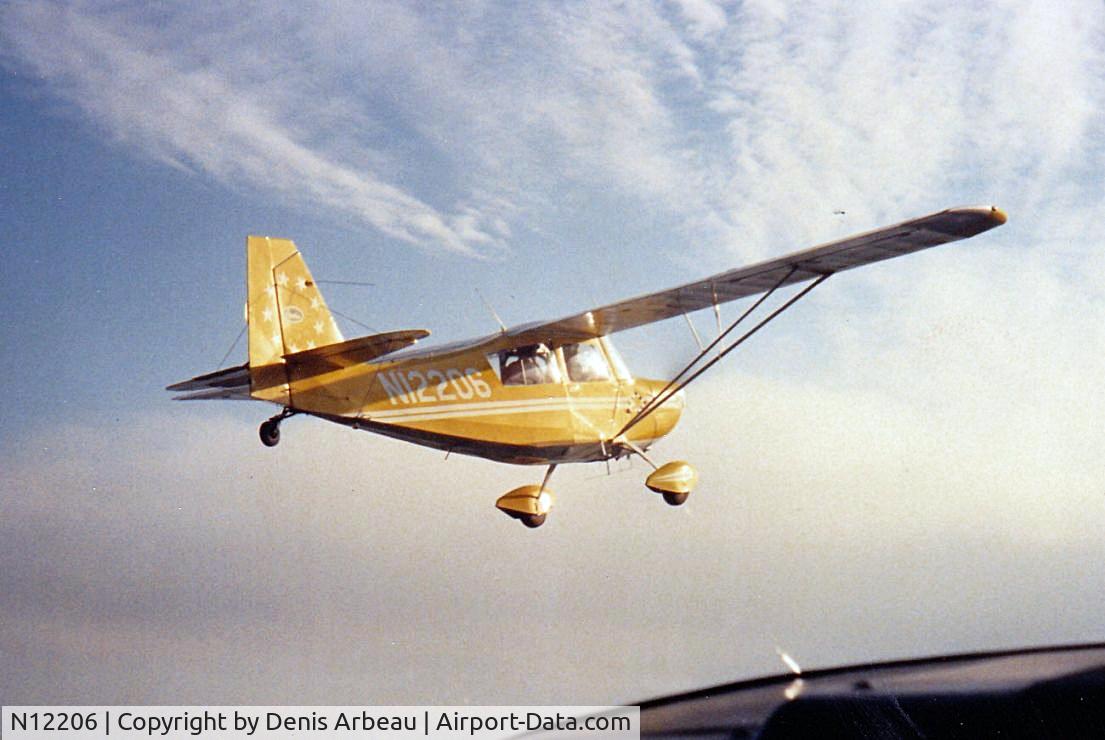 N12206, 1972 Bellanca 7KCAB Citabria C/N 299-72, 1988 over Pt. Reyes, CA