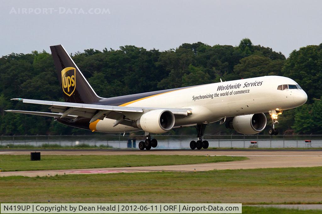 N419UP, 1990 Boeing 757-24APF C/N 23906, 