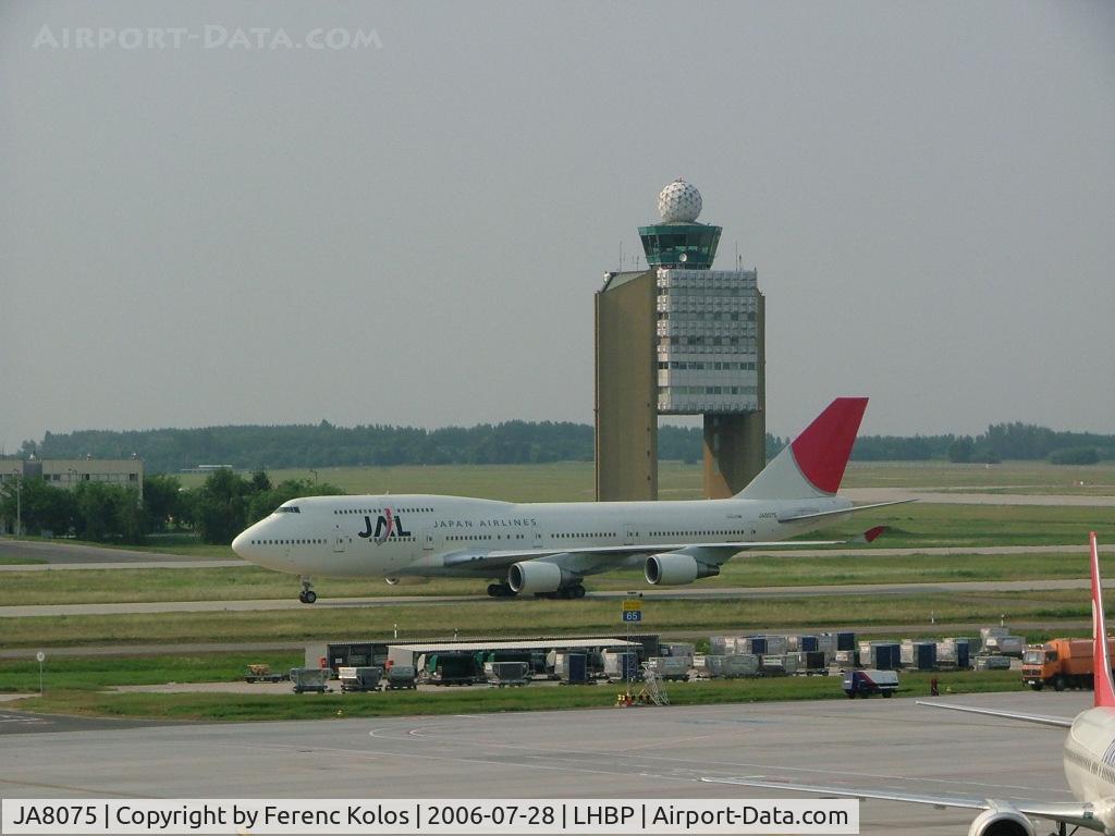 JA8075, 1990 Boeing 747-446 C/N 24427, Ferihegy