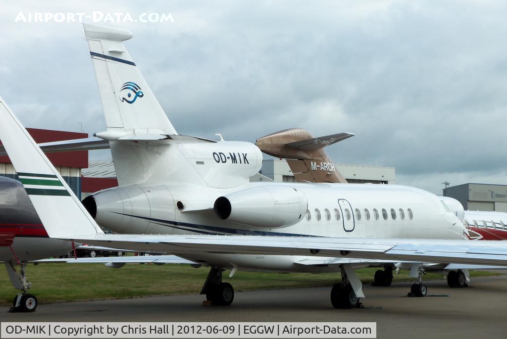 OD-MIK, 2007 Dassault Falcon 900DX C/N 610, Lebanese Falcon at Luton