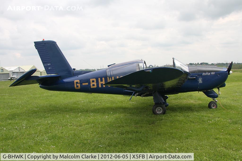 G-BHWK, 1967 Morane-Saulnier MS-880B Rallye Club C/N 870, Morane-Saulnier MS-880B, Fishburn Airfield, June 2012.