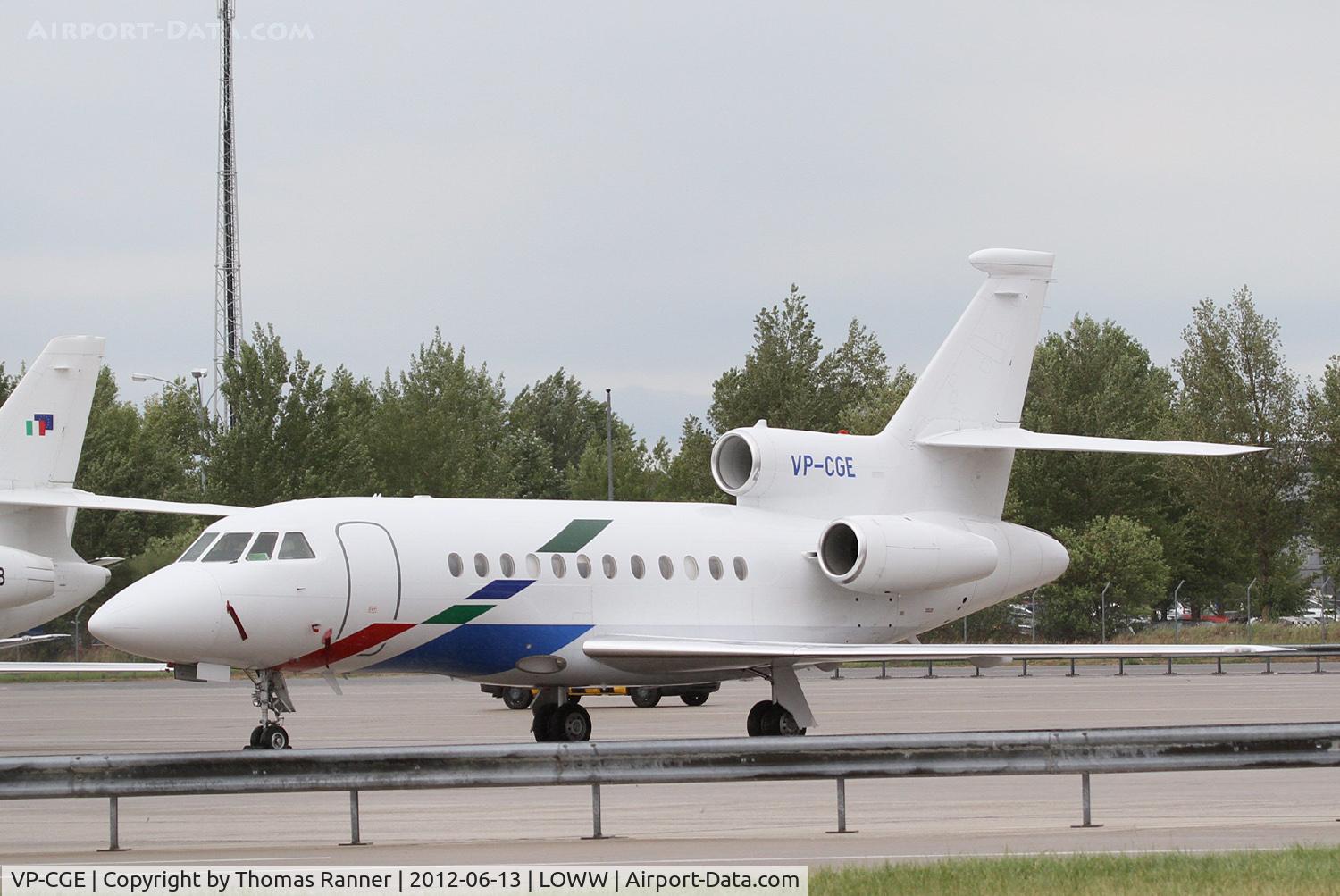 VP-CGE, 2000 Dassault Falcon 900EX C/N 073, Volkswagen Air Service Dassault Falcon 900