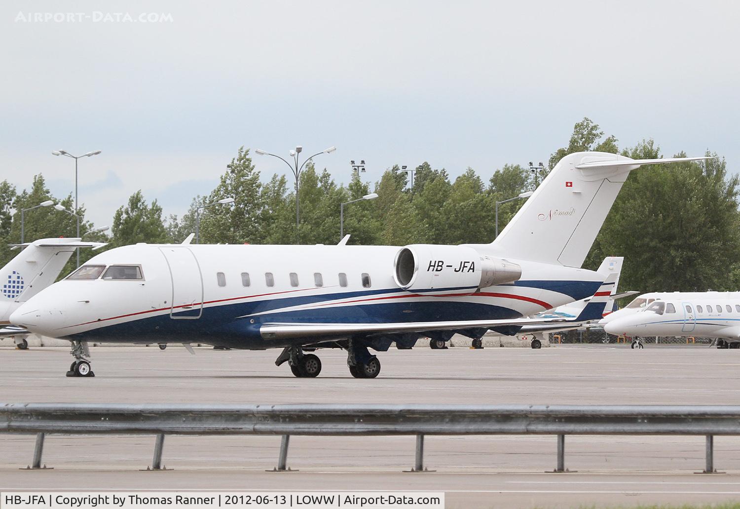 HB-JFA, 2007 Bombardier Challenger 605 (CL-600-2B16) C/N 5715, Challenger 605