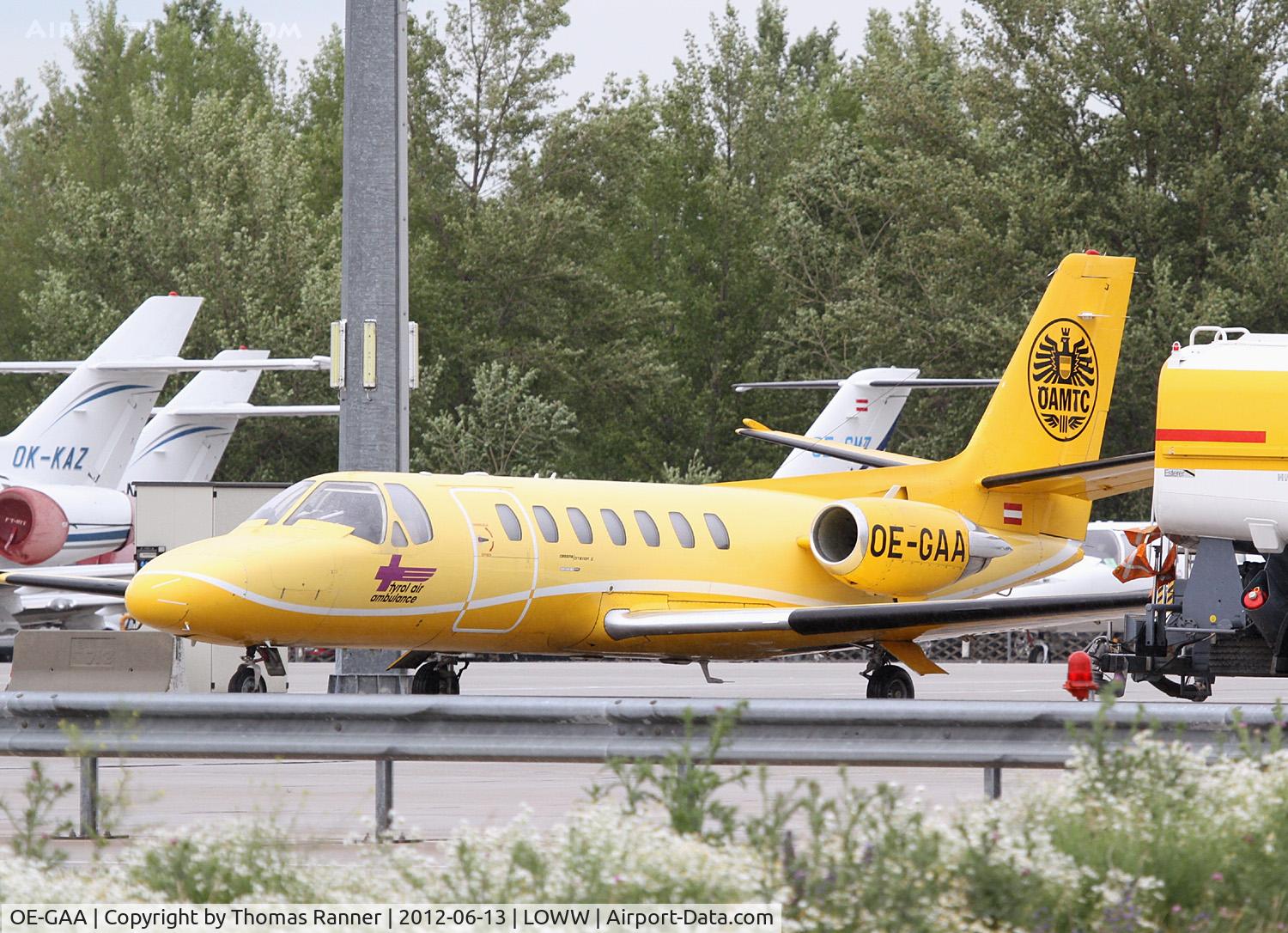 OE-GAA, Cessna 560 Citation V C/N 560-0111, Tyrol Air Ambulance Cessna 560
