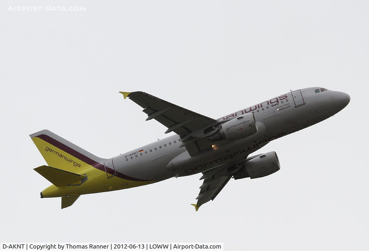 D-AKNT, 2005 Airbus A319-112 C/N 2607, Germanwings Airbus A319