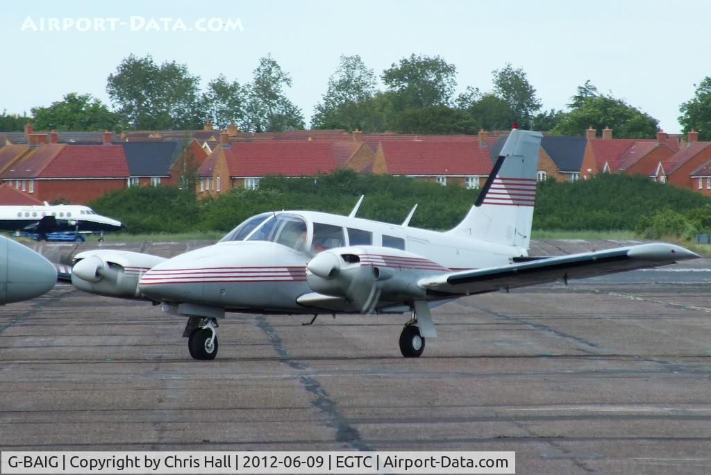 G-BAIG, 1972 Piper PA-34-200 Seneca C/N 34-7250243, Mid Anglia School of Flying