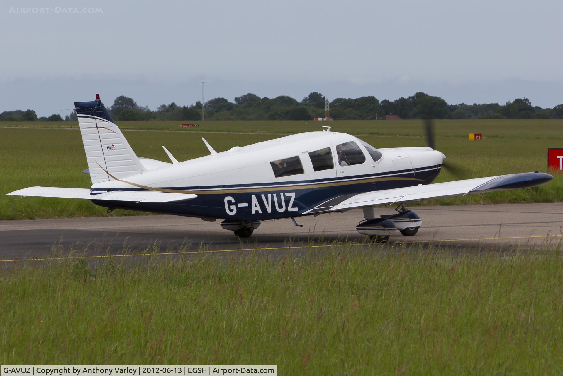 G-AVUZ, 1967 Piper PA-32-300 Cherokee Six Cherokee Six C/N 32-40302, Departing SaxonAir.