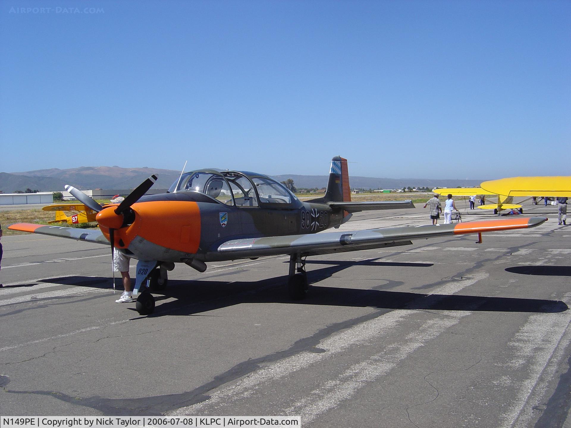 N149PE, 1958 Focke-Wulf FWP-149D C/N 030, Visiting the Piper Cub Fly In 2006