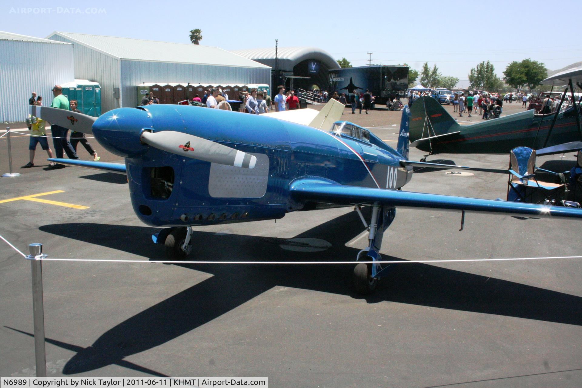N6989, Caudron C.460 Rafale Replica C/N 100, Hemet Airshow 2011