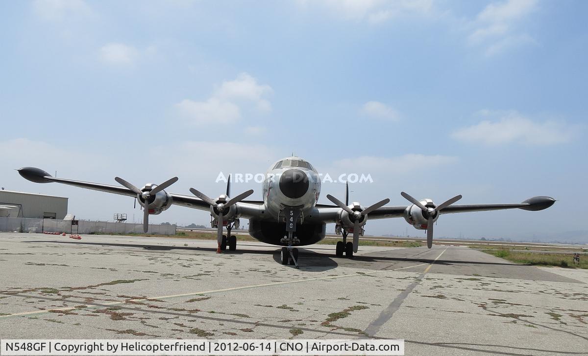 N548GF, 1955 Lockheed EC-121T Warning Star C/N 4363, Parked taking up the complete taxiway, facing northbound