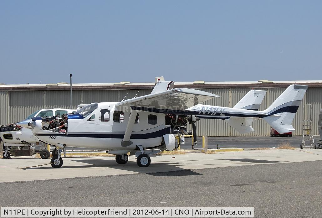 N11PE, 1979 Cessna P337H C/N P3370322, Appears to be having both engines worked on